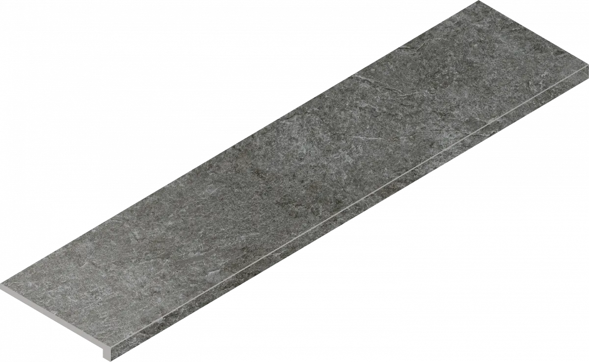 Ступени Италон Магма Графит фронтальная 620070002979 серый 33x120