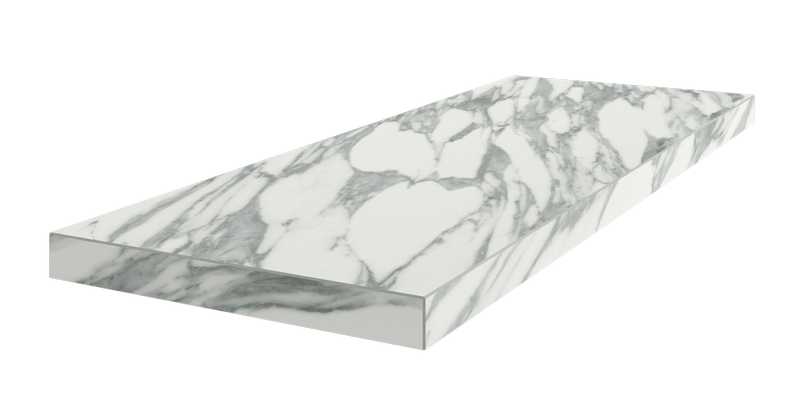 Ступени uffizi white scalino angolare dx 33x90