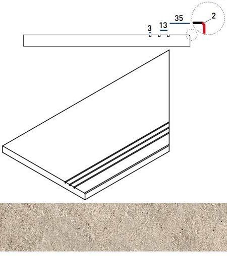 Керамогранит ДЕЗЕРТ БОРТИК 30x60 ГРИП ПР 30x60