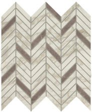 Мозаика marvel royal calacatta mosaico twill lap. 30x31