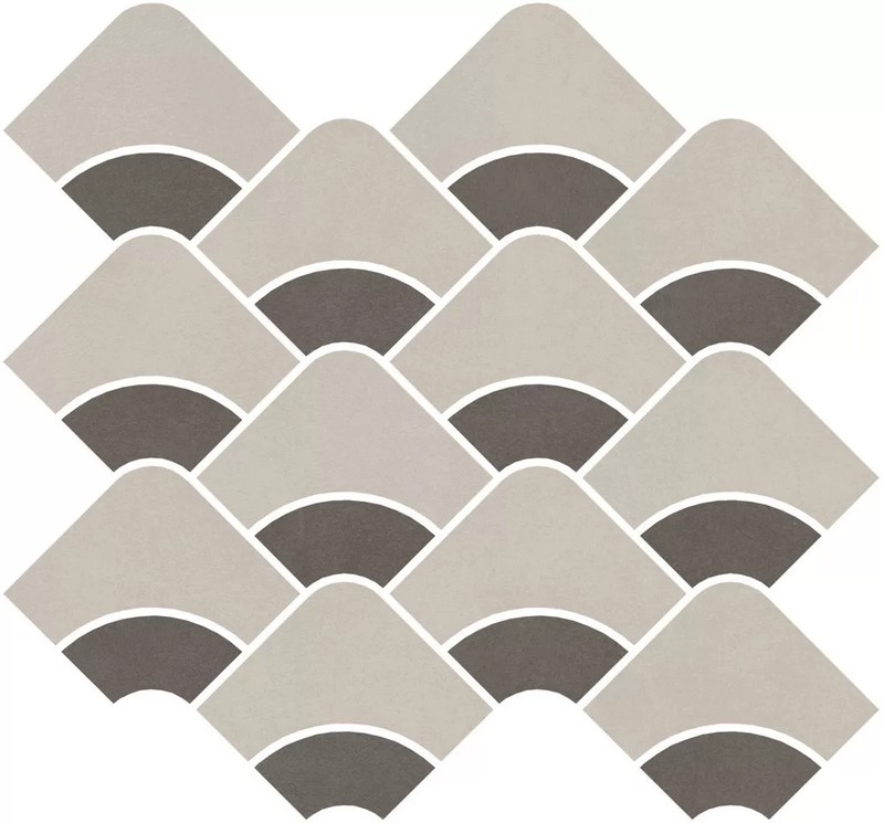 Керамическая плитка Декор kerama marazzi kmd2hid008br Таделакт наборный бежевый светлый, коричневый матовый обрезной 28x30