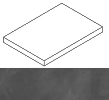 Ступени Континуум Петрол ступ. угл.лев 33x60