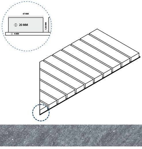 Керамогранит силвер решётка стрим 20 пр 25x60