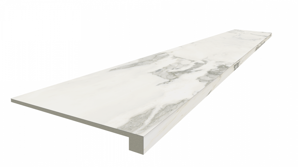 Ступени coliseumgres Микеланджело Колд фронтальная 620070002489 серый 33x120