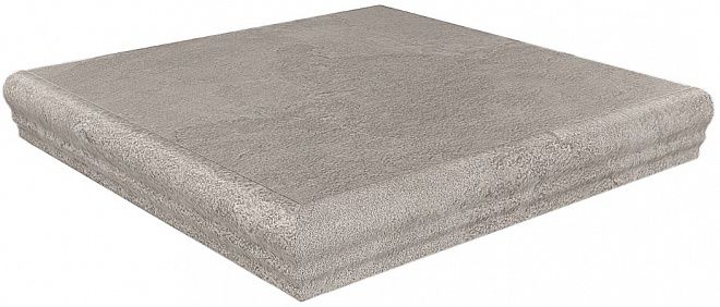Ступени Ступень угловая Про Стоун серый 30x30