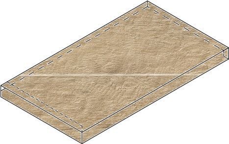 Ступени ОЛИВ Х2 СТУП.33x60 УГЛ.ЛЕВ 33x60