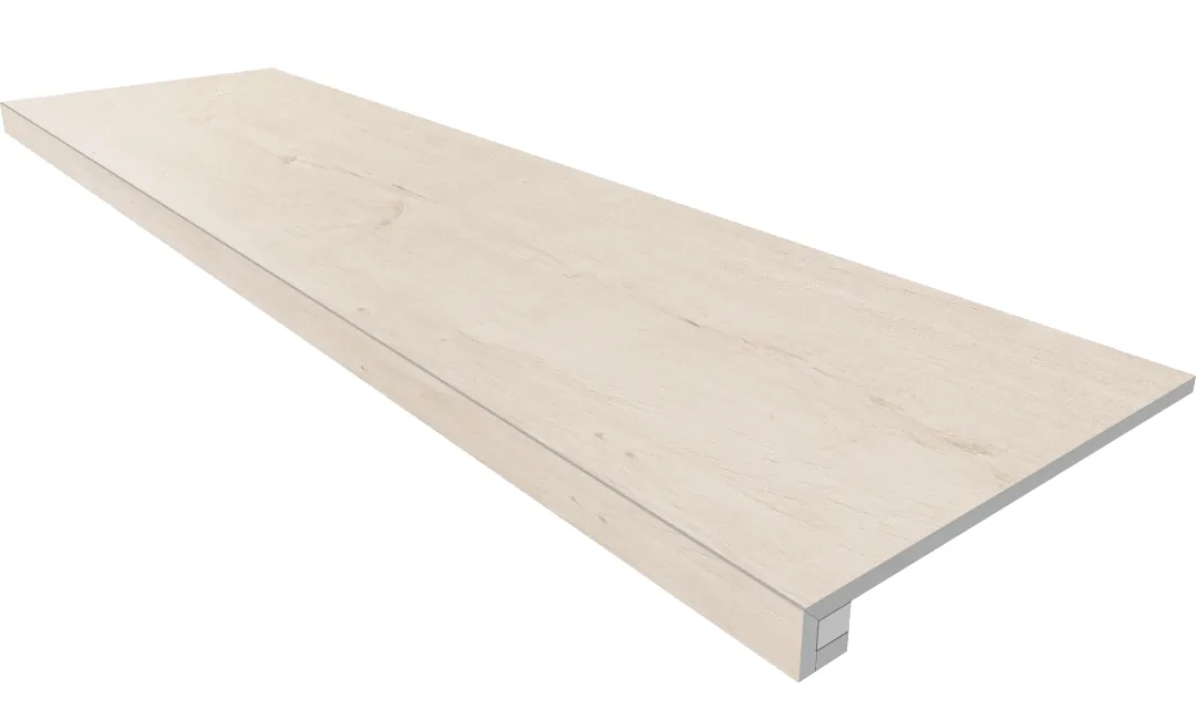 Ступени Комплект estima sf01 soft wood nordic (Ступень 33x120 непол. прямоугол. бортик без насечек + Подступенок 14,5x120) 33x120