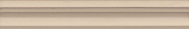Керамическая плитка Бордюр Багет Тропикаль беж обрезной 5x30