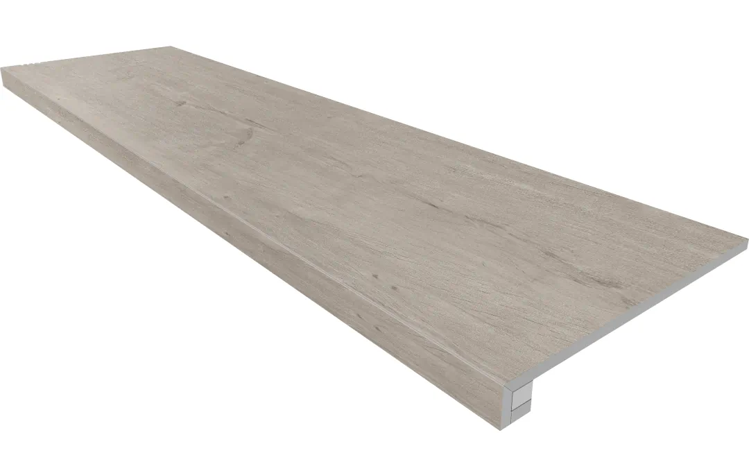 Ступени Комплект estima sf03 soft wood grey (Ступень 33x120 непол. прямоугол. бортик без насечек + Подступенок 14,5x120) 33x120