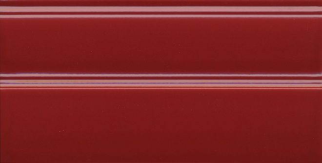 Керамическая плитка Плинтус Даниэли красный обрезной 15x30