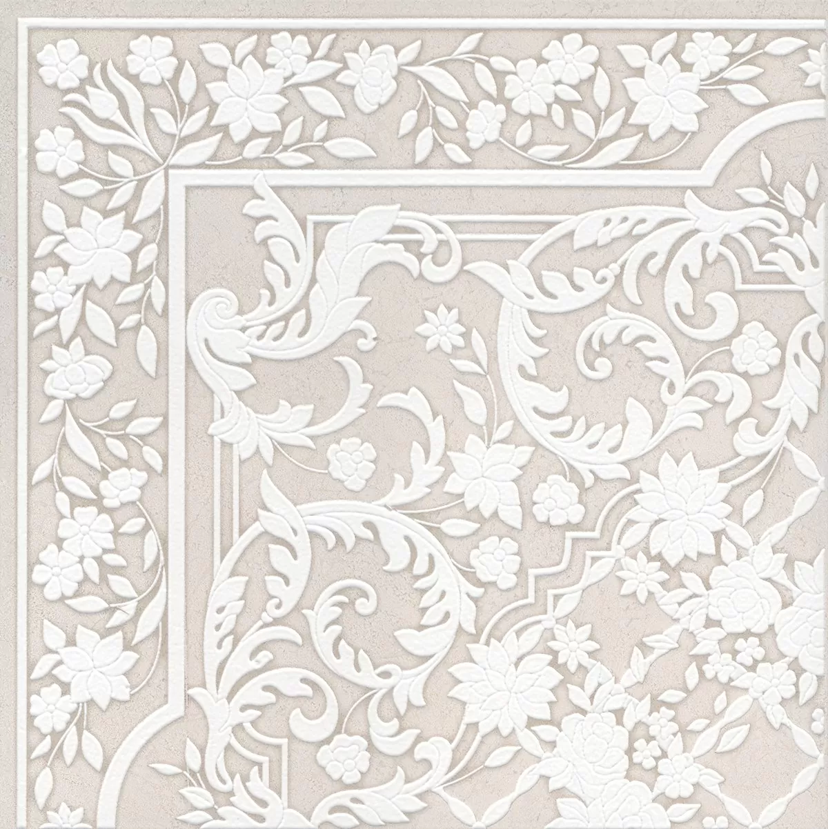 Керамическая плитка Декор kerama marazzi stg\a607\sg457020 Сорбонна ковер угол 50.2x50.2