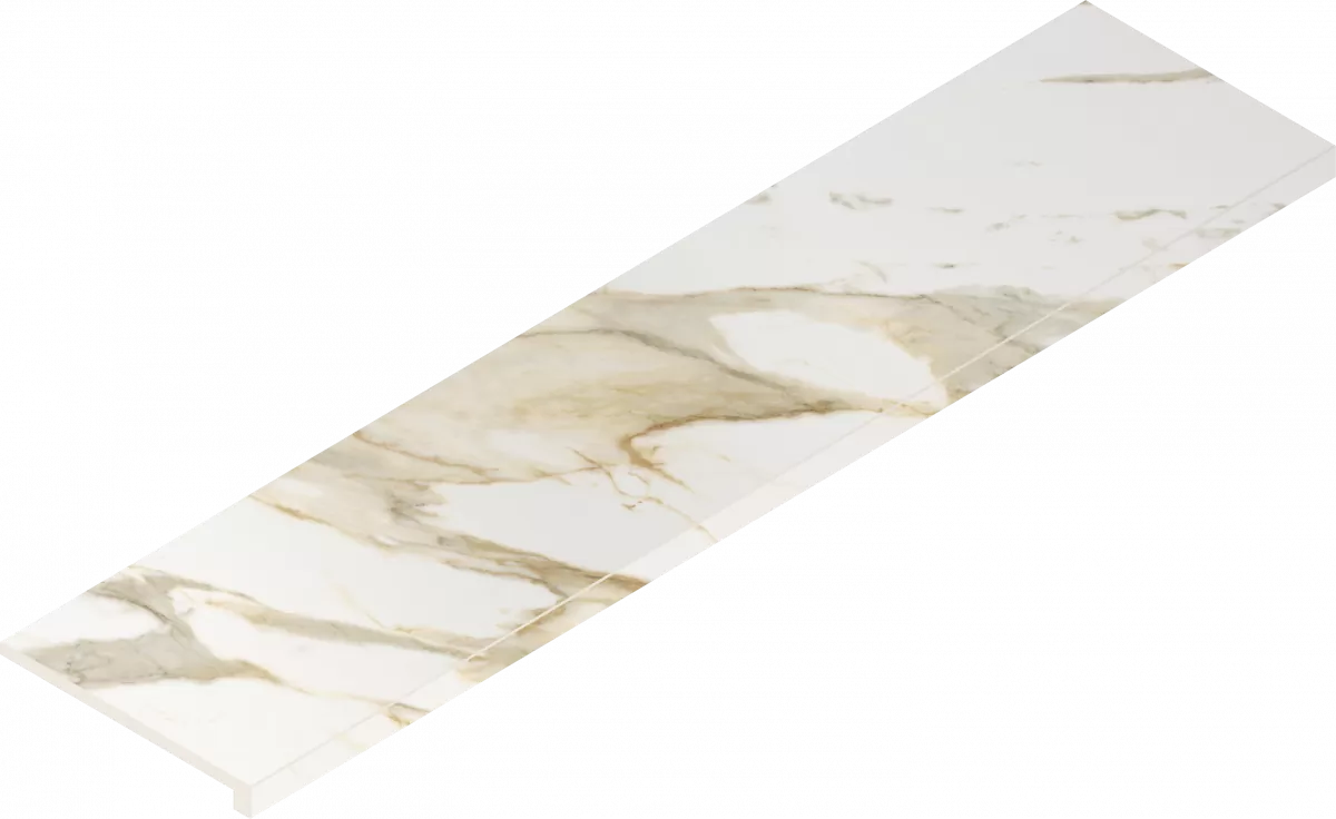 Ступени Италон Стелларис Калакатта Голд фронтальная 620070002592 белый 33x120