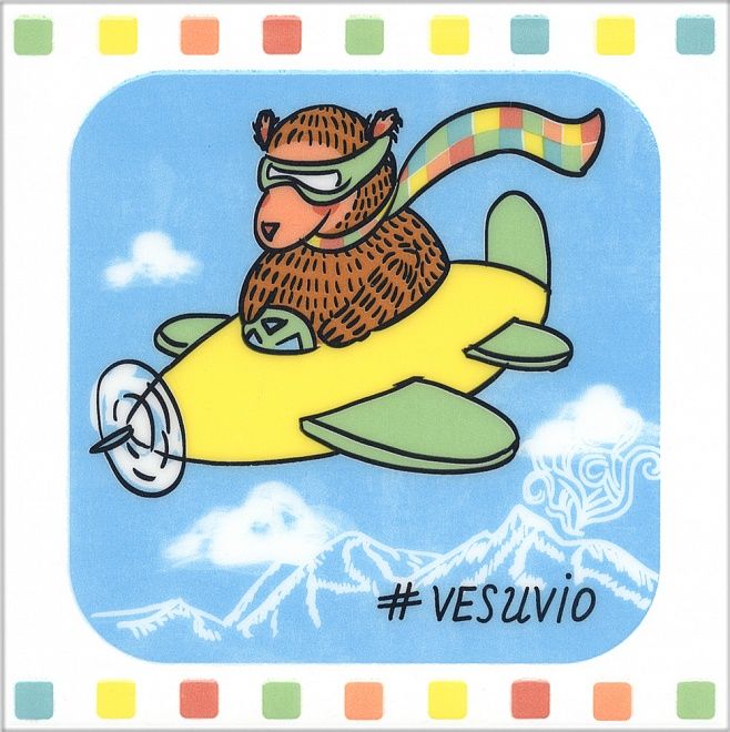 Керамическая плитка Декор Большое путешествие Везувий 20x20