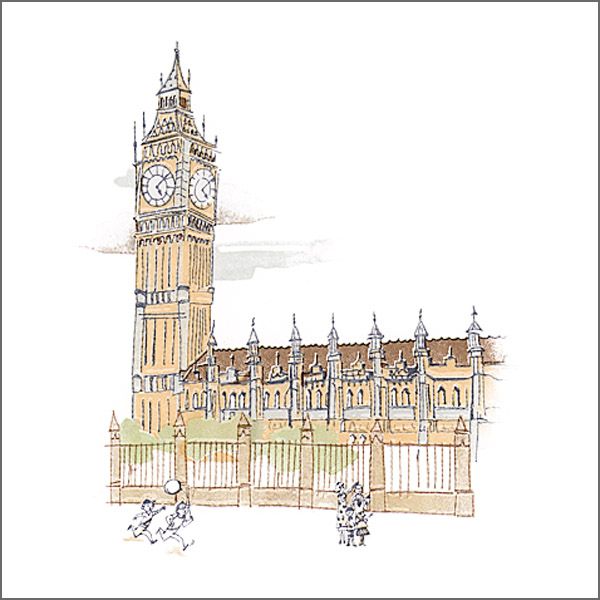 Керамическая плитка декор биг бен 20x20