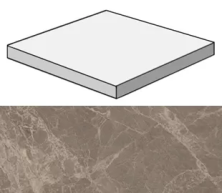 Ступени marvel gris supreme scalino angolare 33x33