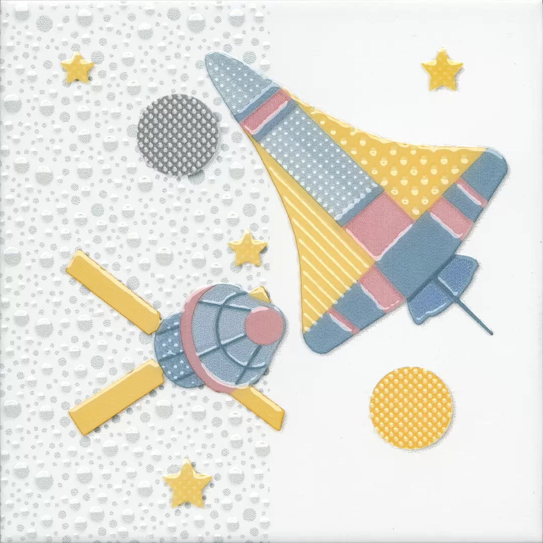 Керамическая плитка Декор kerama marazzi vt\a371\5009 Бон Вояж Шаттл 20x20