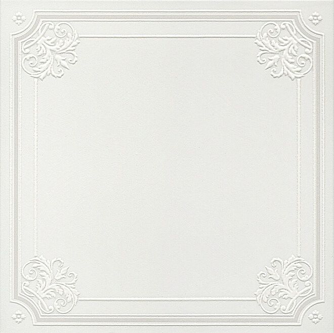 Керамогранит Декор Петергоф белый ad\a315\sg1544 40,2x40,2