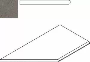 Керамогранит Бортик Италон discover x2 fume bordo round sx левый 30x60 30x60