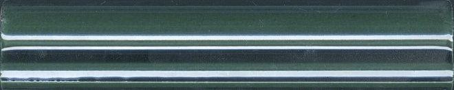 Керамическая плитка Бордюр Багет Салинас зеленый 3x15