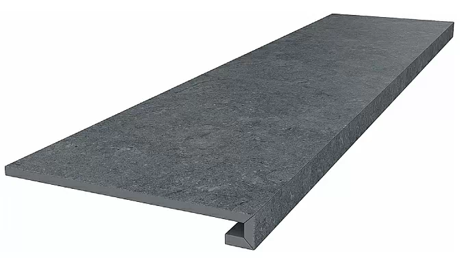 Ступени kerama marazzi dl501320r\gcf клееная Роверелла серый темный 33x119.5