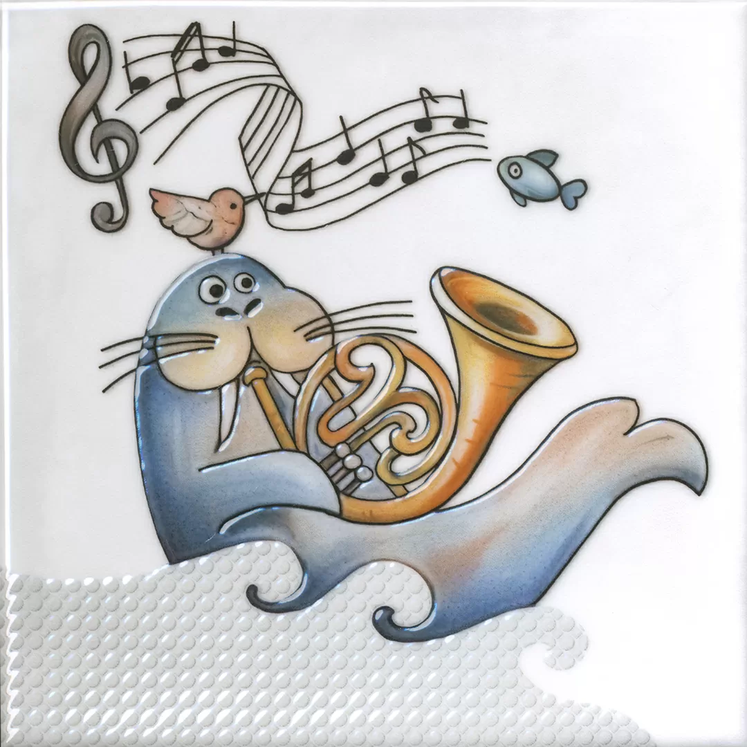 Керамическая плитка Декор kerama marazzi vt\a483\5232 Симфония 4 глянцевый 20x20