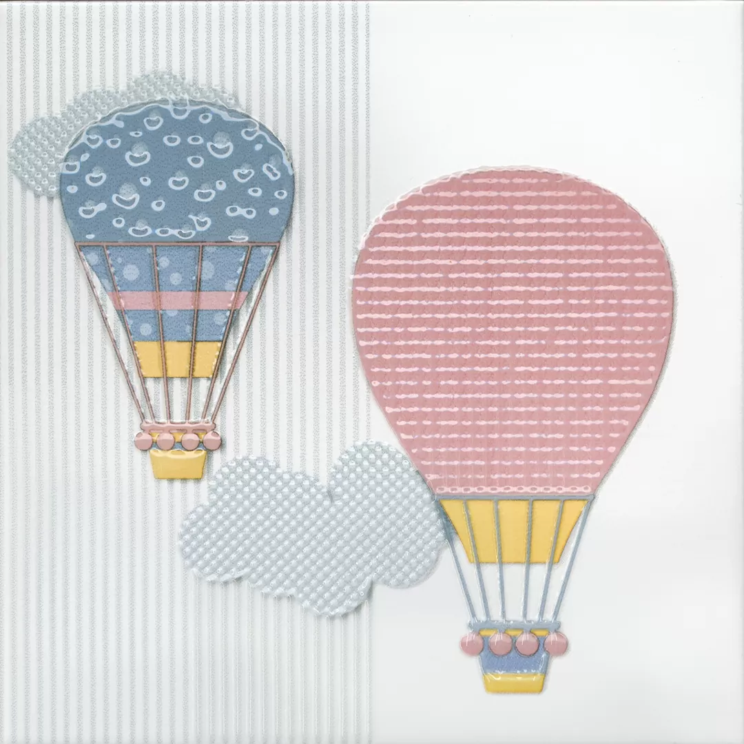 Керамическая плитка Декор kerama marazzi vt\a369\5009 Бон Вояж Аэростат 1 20x20