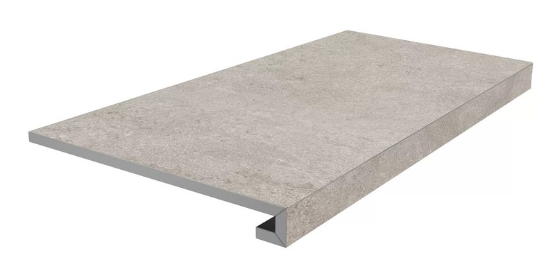Ступени kerama marazzi km8080g0031rgcf фронтальная клееная Портленд серый светлый матовый обрезной 33x80