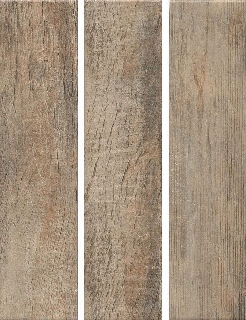 Керамогранит Браш Вуд коричневый 9,9x40,2