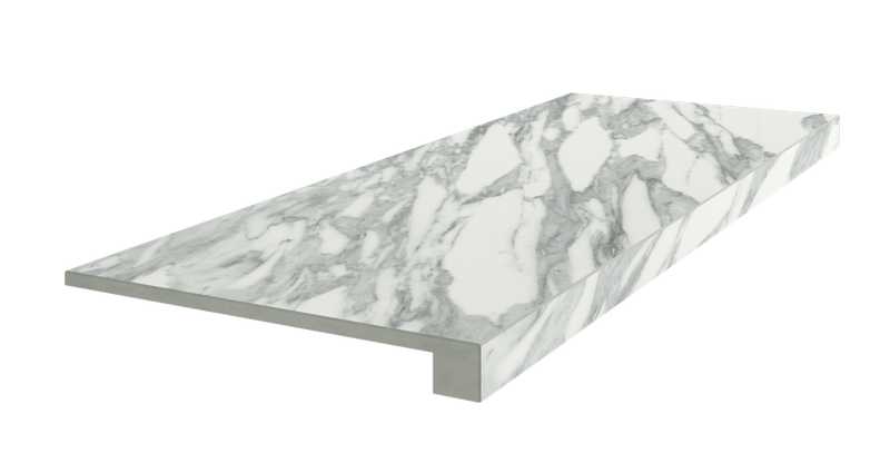 Ступени uffizi white scalino frontale 33x90