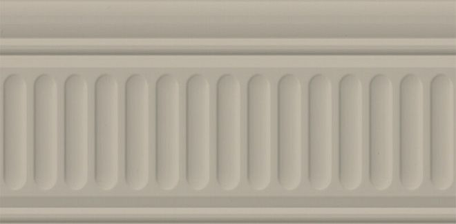 Керамическая плитка Бордюр Бланше серый структурированный 9,9x20