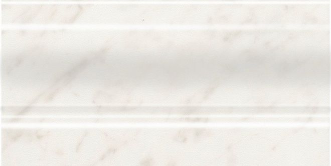 Керамическая плитка Плинтус Ретиро белый 10x20