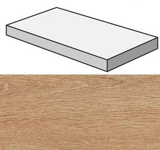 Ступени Оак Резерв Тамаринд Угловая Левая 33x120