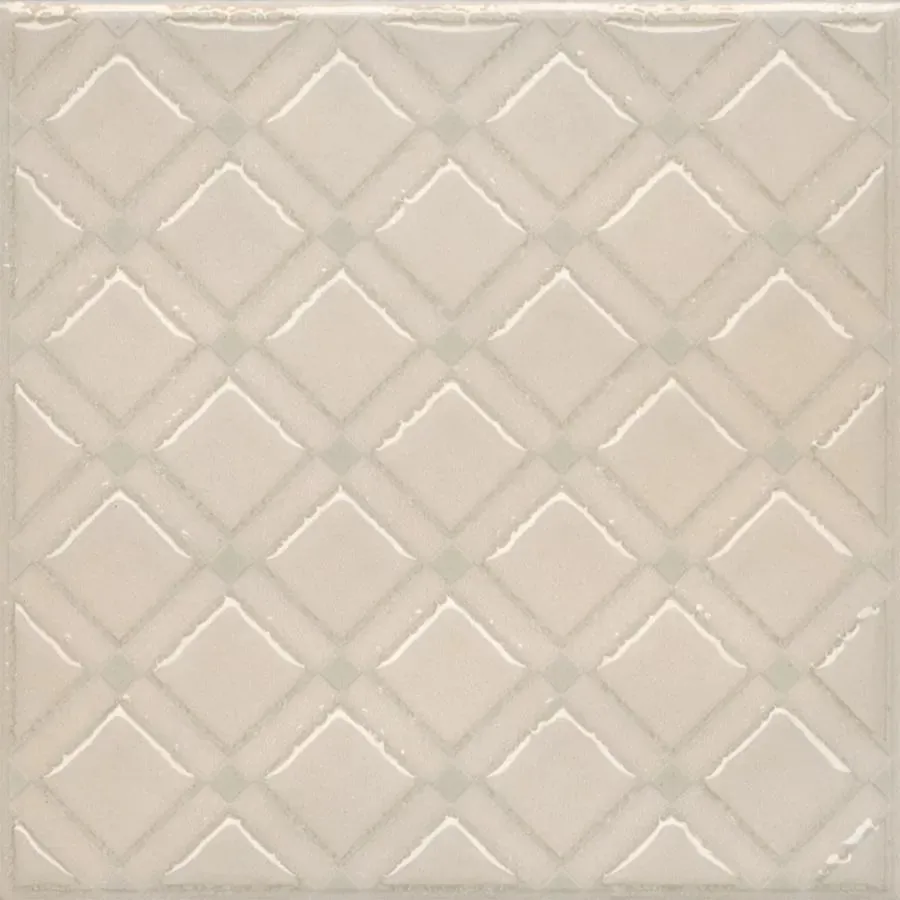 Керамическая плитка Декор kerama marazzi kmd3sta013gn Бахия 1 бежевый светлый глянцевый 9.8x9.8