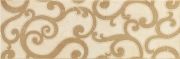 Керамическая плитка шарм крим вставка жасмин 25x75