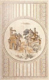 Керамическая плитка Декор Феличе пейзаж 25x40