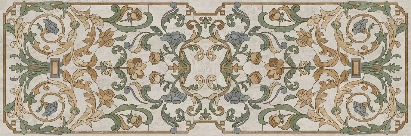 Керамическая плитка Декор kerama marazzi hgd\a519\13000trl Эвора глянцевый лаппатированный обрезной 30x89.5