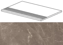 Ступени marvel gris supreme gradino 30x60