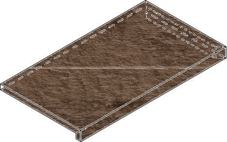 Ступени ПЭППЕР Х2 СТУП.33x60 УГЛ.ПР 33x60