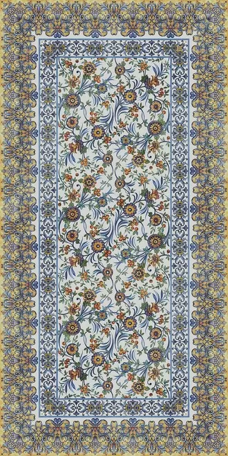 Керамическая плитка Декор kerama marazzi vt\a508\sg591820r Ковер Порту матовый обрезной 119.5x238.5