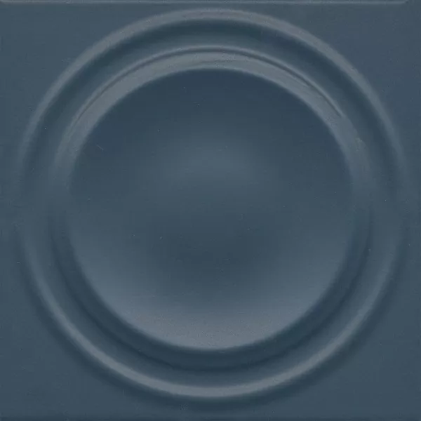 Керамическая плитка Декор kerama marazzi obe004 Аква Альта 2 синий матовый структура 20x20