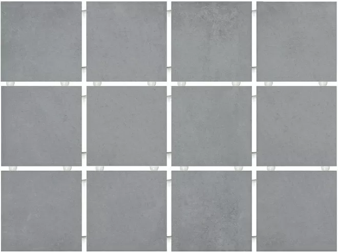 Керамическая плитка kerama marazzi 1271h Амальфи серый матовый (из 12 частей 9.8x9.8x0.7) 29.8x39.8