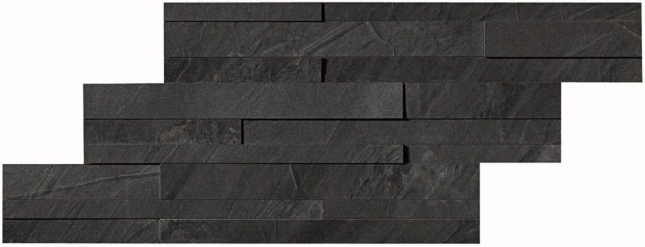 Мозаика trek ocean black brick 3d 30x60