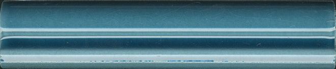 Керамическая плитка Бордюр Багет Салинас синий 3x15