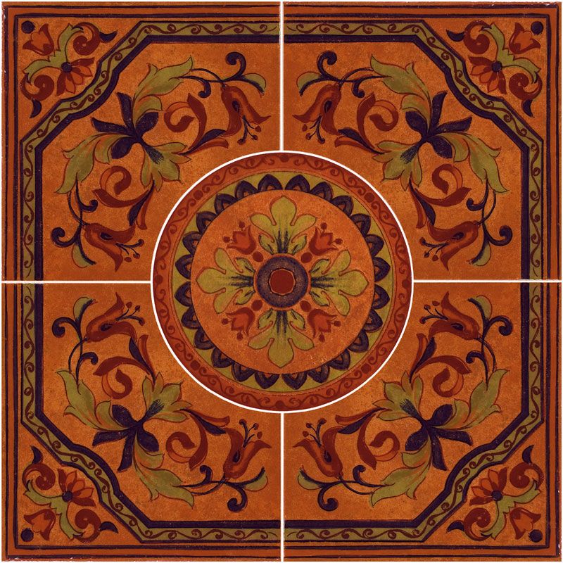 Керамогранит Панно розон Пале Рояль наборный 60,4x60,4