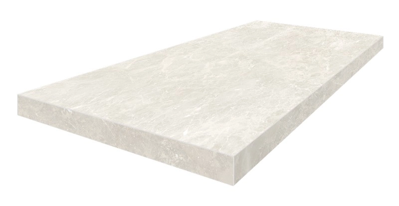 Ступени coliseumgres Да Винчи Уайт угловая левая 620070002306 белый 33x60