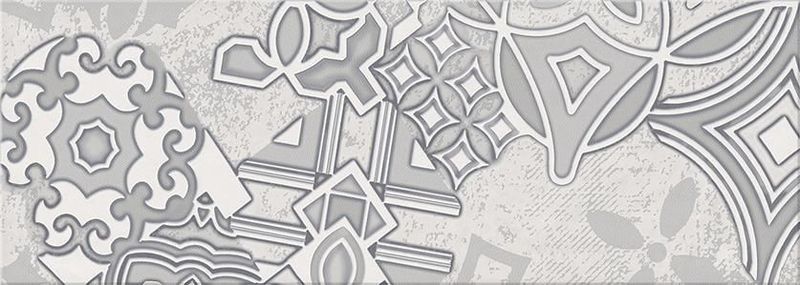 Керамическая плитка provence avignon grey 1 decor 25,1x70,9