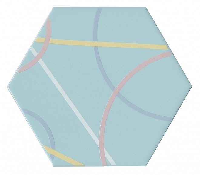 Керамическая плитка Декор Бенидорм op\a154\24004 20x23,1