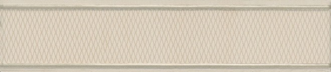 Керамическая плитка Бордюр Браганса бежевый светлый 5,4x25