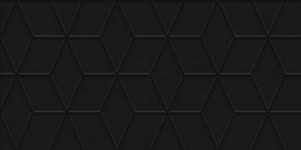 Керамическая плитка tabu чёрный рельеф 30x60