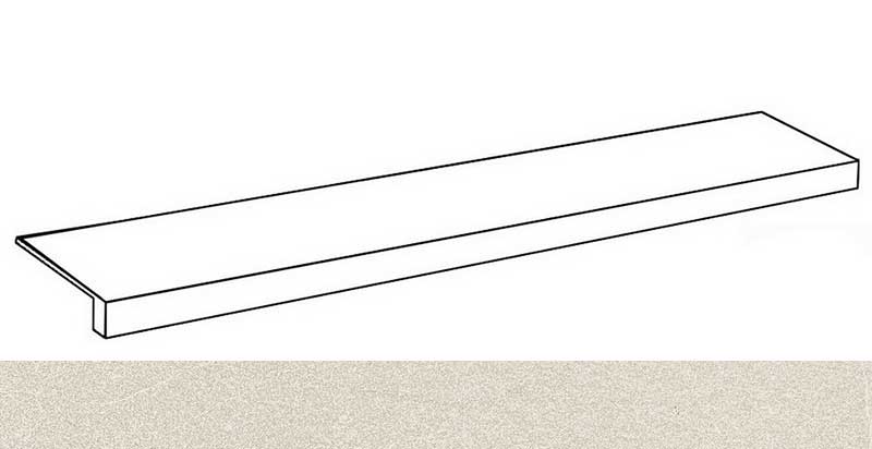 Ступени planet white gradino 30x120